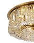 Zula Round Flush Chandelier 12 Light